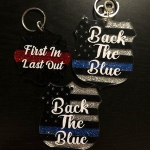 Law enforcement keychains 🌸
